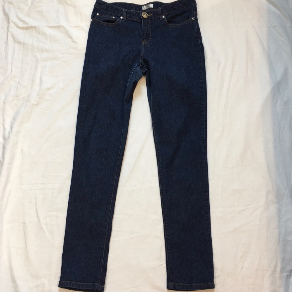 Y2K Rhinestone Accented Metro 7 Jeans, 6